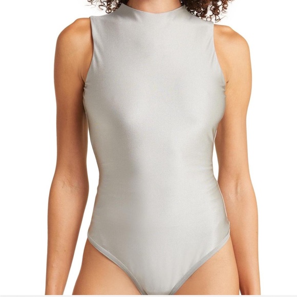 SKIMS Disco Mock Neck Bodysuit - Picture 5 of 5